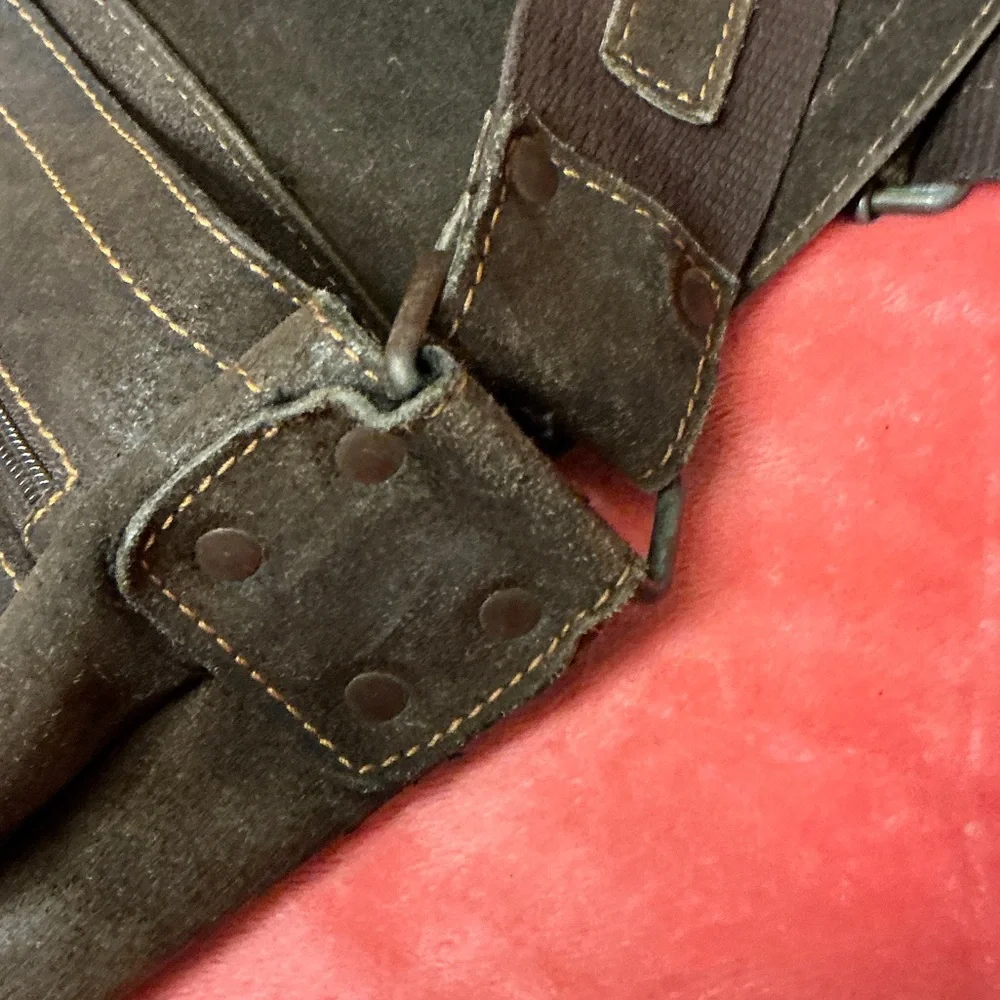 Men's Brown Messenger Bag - Picture 10 of 13